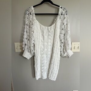 Selfie Leslie White Dress Size 10